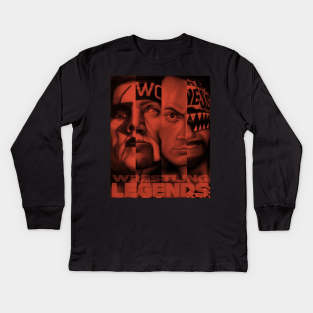 Wrestling legends Red Kids Long Sleeve T-Shirt